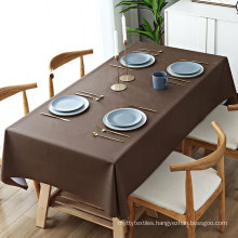 Nordic waterproof oil-proof PEVA modern minimalist square tablecloth living room kitchen balcony coffee table plastic tablecloth
